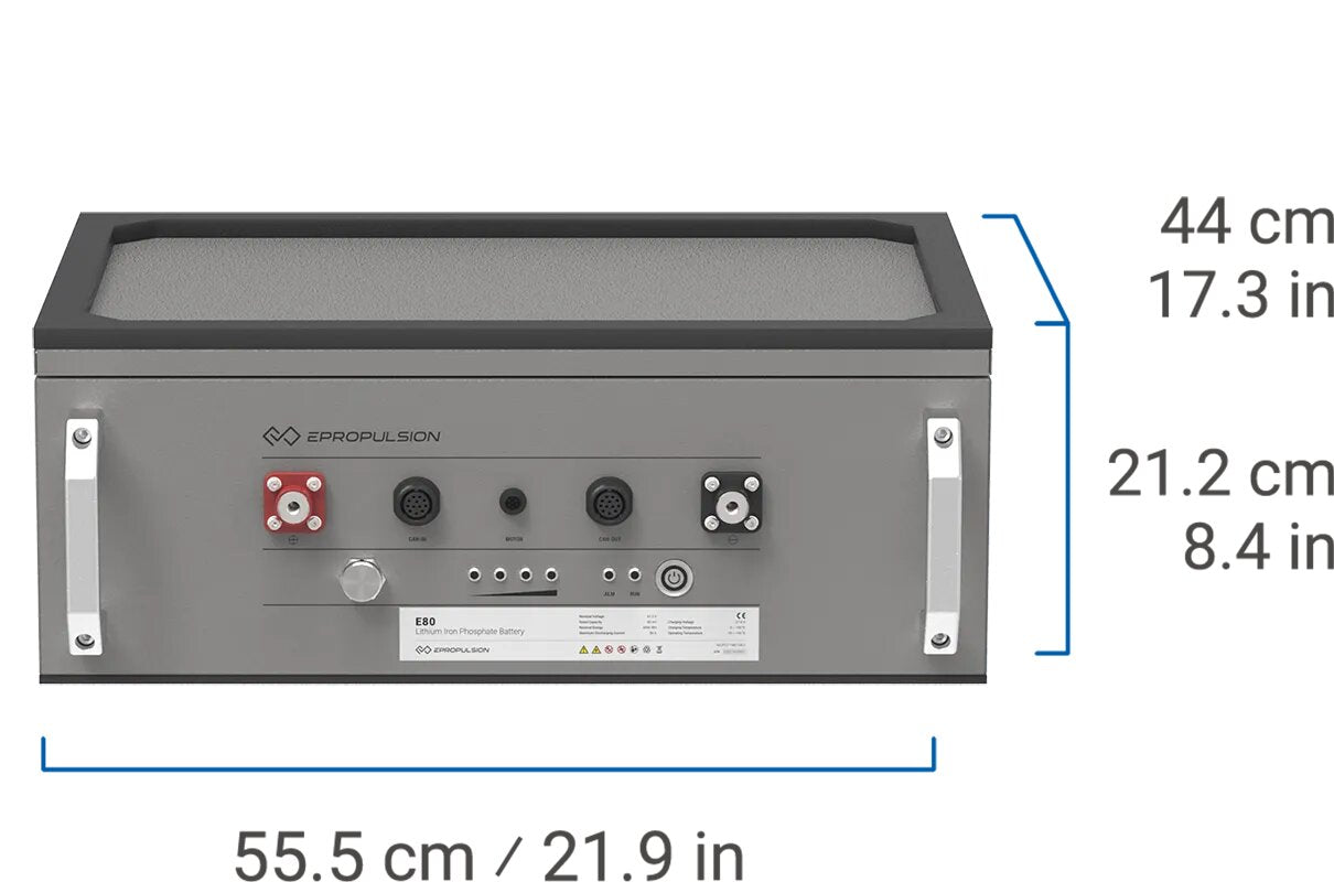 Epropulsion E80 4096 Wh 48V E-Series Lithium Battery