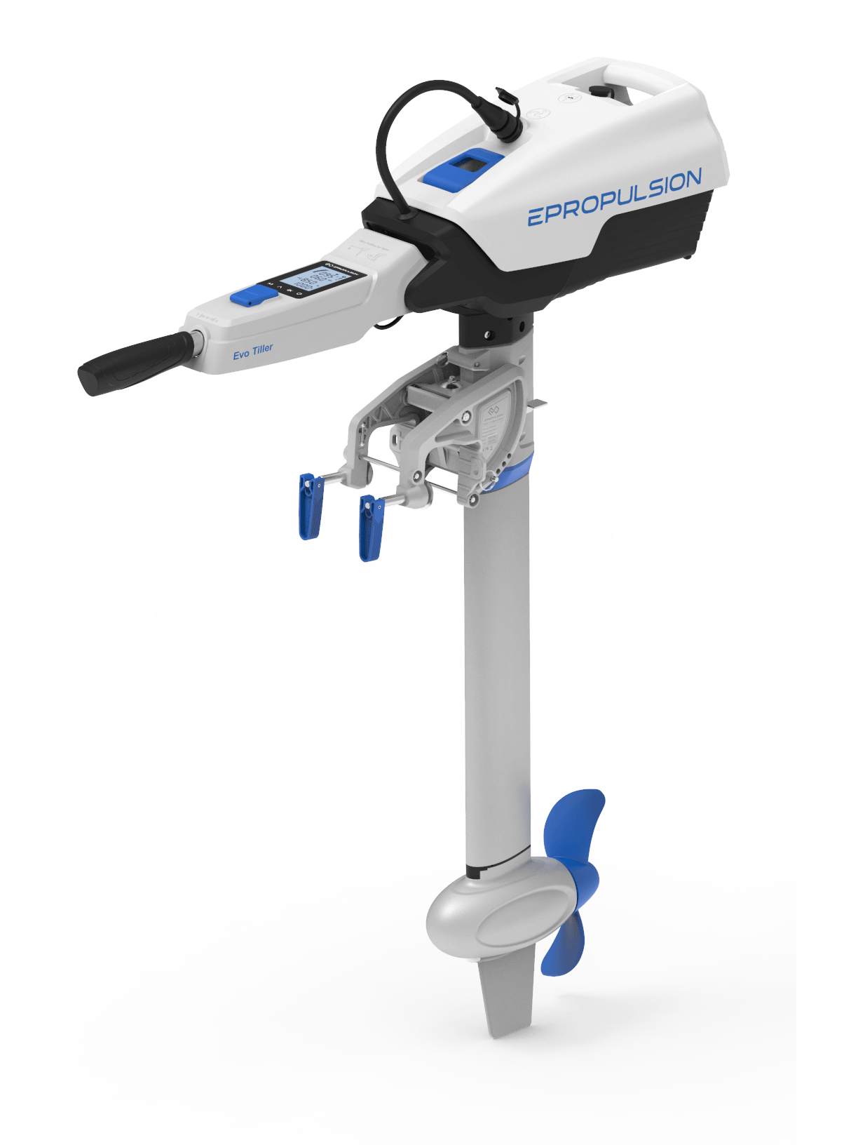 Electric Outboard Motor ePropulsion Spirit 1.0 Evo REMOTE 3HP 1kW