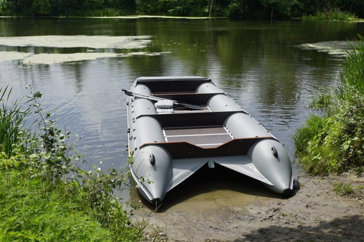 inflatable catamaran pontoon motor rowing boat tm660 for sale for 20 person