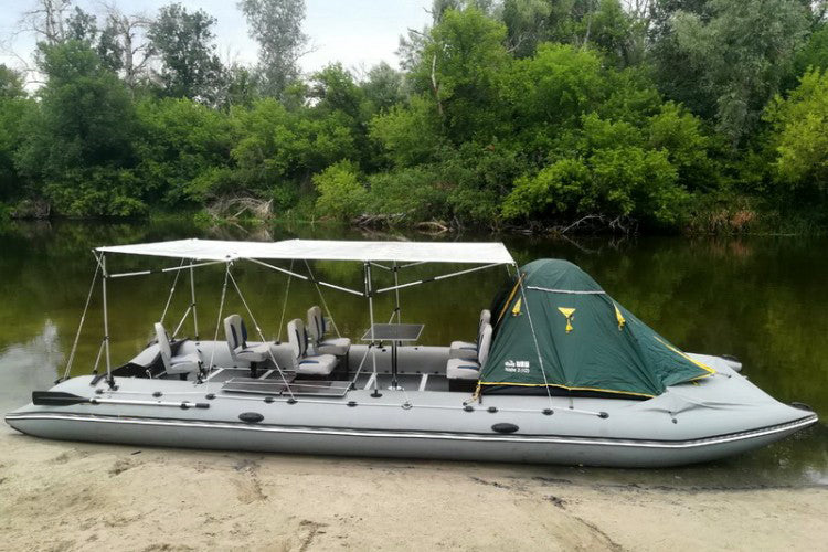 inflatable catamaran pontoon motor rowing boat tm660 for sale for 20 person