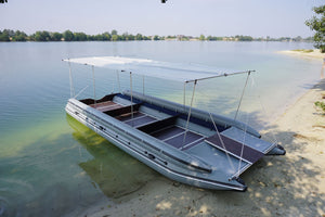 Inflatable Boat Catamaran Pontoon BoatHouse TM660 (FULL ACCESSORIES PACKAGE)