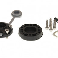 Universal lock and mounting pad for hardboard installation Borika NLB Black 
